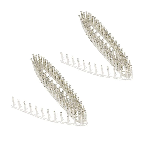 200PCS 2.54mm Female Pins Connector Kit, Crimp Terminal Connector for Dupont Jumper Wire Cable