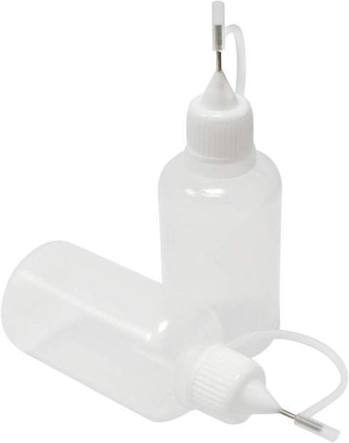 Kang&Chang 20pcs Squeezable Plastic Bottles, 30ml with Steel Needle Dropper and Childproof Cap for Liquid