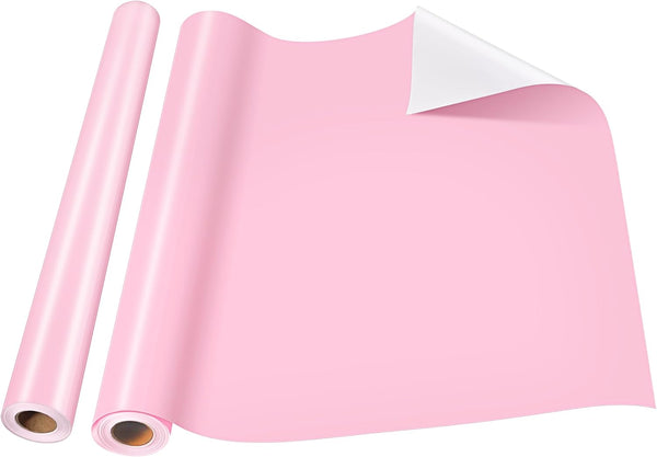 Tenceur Bulletin Board Paper 24 Inch x 100ft, Fade Resistant Pink Paper Roll for Classroom Decor (Sweet Pink Style).