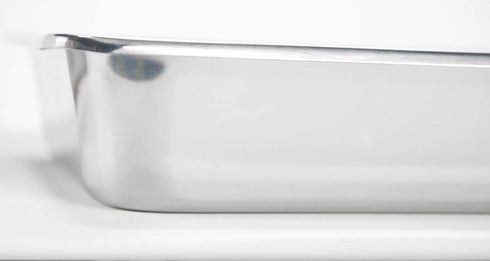 12-1/4" 7-5/8" 2-1/8", 3259 Graham-Field Metal Instrument Tray for Medical, Dental, Tattoo, and Surgical Supplies