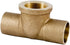 EZ-FLUID Plumbing 1" C x C x FIP Sweat Brass Tee, LF Brass Tee Pressure Copper Fitting for Residential, Commercial (1)