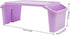 SanBouSi 4 Pcs Kids Floor Desk Stackable Lap Desk with Side Pockets Plastic Breakfast Laptop Trays for Writing Eating