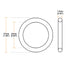 uxcell Silicone O-Rings, 27mm OD 24mm ID 1.5mm Width VMQ Seal Gasket for Compressor Valves Pipe Repair, White, Pack of 30