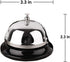 Call Bell 2 Packs, 3.3 Inch Diameter, Metal Anti-Rust Construction, Desk Bell for Hotels, Schools, Restaurants, and