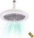 Peaoop Bulb Silent Socket Fan Light - Screw-in Ceiling Fan Light Socket, LED Fan, Ceiling Fan Light with Light