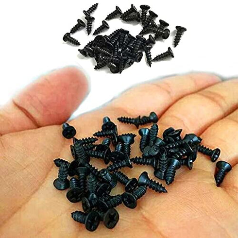 BLUELEC Antique Style Wood Screws, 100pcs, 1/3 Inch, Phillips Drive, Anti-Oxidative Finish for Fastening