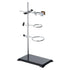 PATIKIL Lab Stand Set - 16 Inch Stand & Clamp Set with Flask Clamp & 2 Retort Rings for Chemistry Laboratory