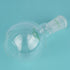 Single Neck 1 Neck Glass Lab Flat Bottom Boiling Flask, 250 ml, 24/40 Standard Taper Outer Joint