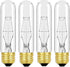 MMBGJKG 25 Watt T10 Clear Tubular Incandescent Light Bulb, T10 Bulb,Vintage Style Showcase