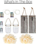 YI LIGHTING Set 2 of - Rustic Wall Sconces - Mason Jars Sconce with Remote Control, Flowers, LED Fairy Lights for Home