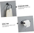 Bathroom Towel Rack Black Stainless Steel Combination Modern Freestanding Design for Efficient Bathroom Storage
