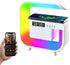 10W Smart LED Table Lamp, Wireless Charger with Fast Charging and Sunrise Alarm Clock, Bluetooth Speaker Lamp