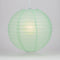 Luna Bazaar Paper Lantern (20-Inch, Parallel Style Ribbed, Cool Blue) - Rice