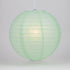 Luna Bazaar Paper Lantern (20-Inch, Parallel Style Ribbed, Cool Blue) - Rice