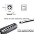11mm Square Straight Carbide Inserts for Woodturning, 10pcs Replacement Cutter for Woodworking, Fits Planer Cutter Head