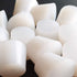 LGEGE White Tapered Shaped Solid Silicon Rubber Stopper - Lab Stopper 8# Size, 3 Pcs