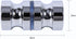 Glass Door Handle, Aluminum Alloy Drawer Knob 1.1 Dia Single Glass Bathroom Shower Cabinet Door Handle with Screw, Door Knobs by FTVOGUE