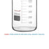 stonylab Glass Beaker, 1 Pack Borosilicate Glass Graduated Low Form Griffin Beaker with Pouring Spout, 500 ml