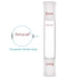 stonylab Glass Connecting Adapter, Borosilicate Glass 90mm for Two 24/40 Ground Outer Standard Taper Joints Lab Supply