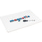 Really Good Stuff 18" x 12" Magnetic Dry Erase Board, Sturdy Construction, Versatile Use