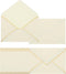 PATIKIL 200 Pack Christmas Envelopes with Gold Border, 5 x 7 V Flap Envelopes for A7 Cards, Invitations, Photos