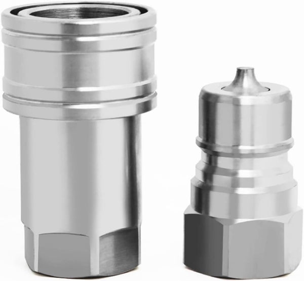 Hydraulic Quick Connect Coupler 1/2" NPT, CEKER ISO 7241-A Tractor Couplers