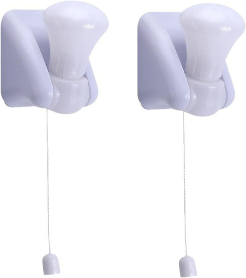 Shuwea 2 Pack Battery Operated Light Bulb, Stick-Up Wireless LED Closet Light Bulb,