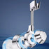 RecDec Adjustable Shower Head Holder Suction Cup Handheld Shower Head Bracket Bidet Sprayer Holder for Toilet Handheld
