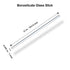 15 Pack Glass Stirring Rods: Diameter 5mm Length 12 inch Glass Stir Sticks, Borosilicate Glass Stirring Rod for Mixing Lab