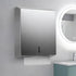 400 Comercial Paper Towel Dispenser Wall Mount, Brushed Stainless Steel Hand Towel Dispenser with Lock, Large Capacity