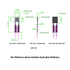 2pcs High Resistance-Type Intelligent Flexible Thin Film Pressure Sensor Measuring Tools (10g~1kg)