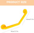 PAUANI Bathroom Safety Grab Bar - Metal Stair Railing, Stainless Steel Non-Slip Thickened Handrail with Hole Pins
