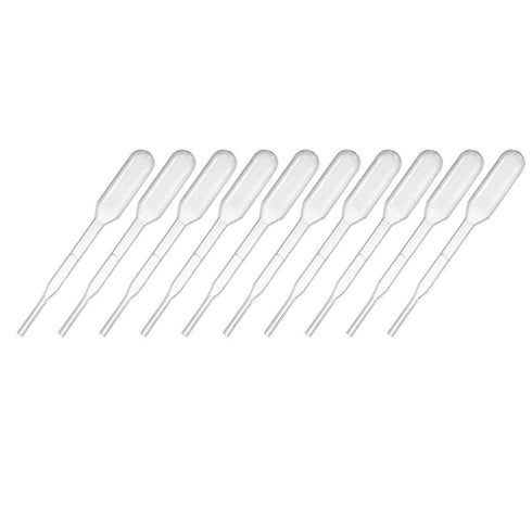 uxcell 50 Pcs Plastic Disposable Pipettes, 0.2ml Clear Transfer Pasteur Pipettes for Lab