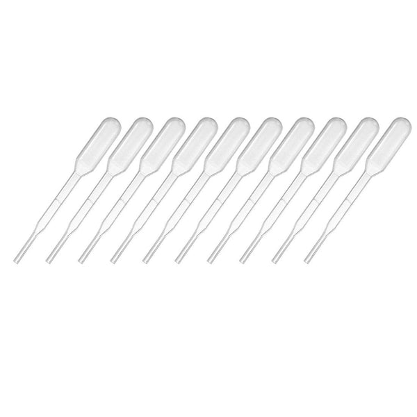 uxcell 50 Pcs Plastic Disposable Pipettes, 0.2ml Clear Transfer Pasteur Pipettes for Lab