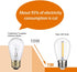 S14 Bulbs, 1W S14 Bulbs, E26 Bulbs, 2200K 70LM Non-Dimmable 15 Pack Replacement LED Light Shatterproof & Waterproof LED