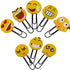 Cute Bookmarks, Funny Paperclip Bookmark, Novelty Emoticon Book Marker for Kids, 10PCS Random