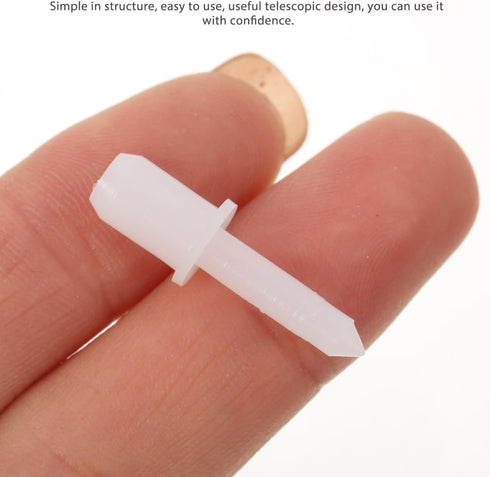 60 1.10 Inch Pcs Shutter Replacement Pins Clear Plastic Louver Pins for Window and Plantation Shutter Repair Supplies
