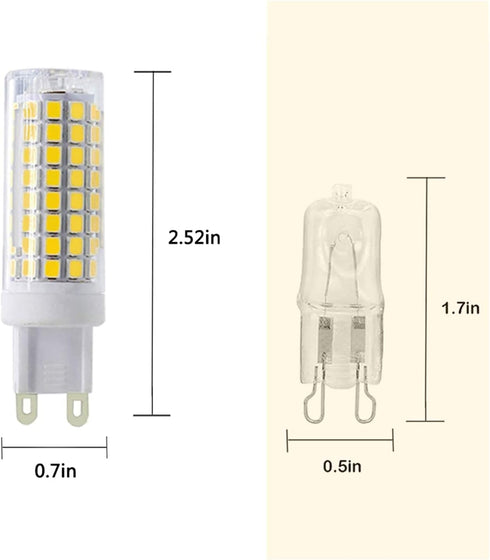 G9 LED Bulb 10W 110V Dimmable LED Corn Light Bulbs 100W Halogen Equivalent, 102 LED 2835, 4000K Natural White, Ceramic G9 Bi-Pin Base for Indoor Home Lighting Chandelier Ceiling Fan, 5 Pack by Lxcom Lighting