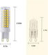 G9 LED Bulb 10W 110V Dimmable LED Corn Light Bulbs 100W Halogen Equivalent, 102 LED 2835, 4000K Natural White, Ceramic G9 Bi-Pin Base for Indoor Home Lighting Chandelier Ceiling Fan, 5 Pack by Lxcom Lighting