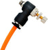 Beduan Pneumatic Push to Connect Air Flow Control Valve, 6mm Tube OD x 1/4" Male Thread, Elbow 90 Degree Switch Valve