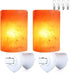 pursalt Himalayan Salt Lamp Plug in Night Light 2 Pack, 360 Degree