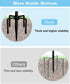 10FT 2 String Light Pole Stand, Outdoor String Lights Hanging, Use for Backyard, Garden, Patio, Party, Festival