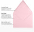 LUXPaper 4Bar A1 Contour Flap Invitation Envelopes, 3 5/8" x 5 1/8", Candy Pink, 80lb Text, 50 Qty