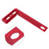 T-200 Woodworking Ruler, Aluminum Alloy L Square Ruler, Wear-Resistant Hole Measuring Tool for Carpenter Scriber