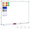 H-Qprobd White Board Dry Erase, 18"x24" Wall Mounted Magnetic Whiteboard with Aluminium Frame for Home Office