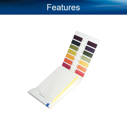 Bettomshin 10 Packs of 800 Strips pH 1-14 Test Paper, 80Pcs Per Pack for Garden and Soil Testing