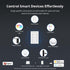 4-Way Wireless Zigbee Smart Button, Remote Control Button Switch for Smart Home Devices, Scene Controller, Compatible