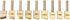 HEEPDD 9Pcs Leather Soldering Tips, Electric Soldering Iron Head Set, Brass Tips from 1mm to 9mm