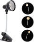 VOSAREA Mini Clip LED Desk Lamp Delicate Micro Clamp Light for Reading Bedroom Dorm Students Portable Table Lighting
