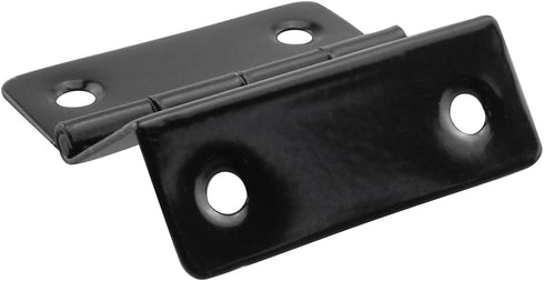 JCBIZ 4PCS Black Five-Hole Folding Hinge Shutter Hinge for Chest, Cabinet, Furniture
